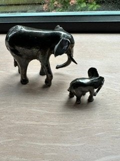 WNF Olifant met jong beeldjes, Verzamelen, Ophalen of Verzenden, Zo goed als nieuw, Dier