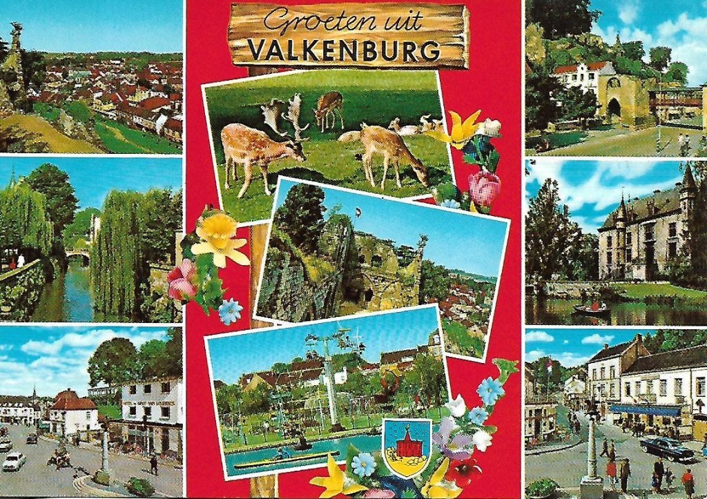 Valkenburg- -9-luik., Verzenden, 1960 tot 1980, Gelopen, Limburg
