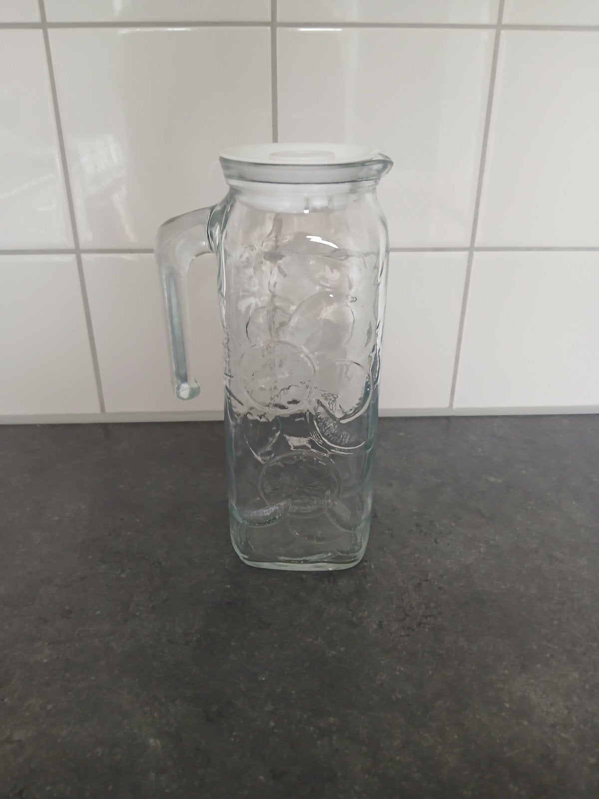 Glazen waterkan / limonadekan, Ophalen, Gebruikt, Overige typen