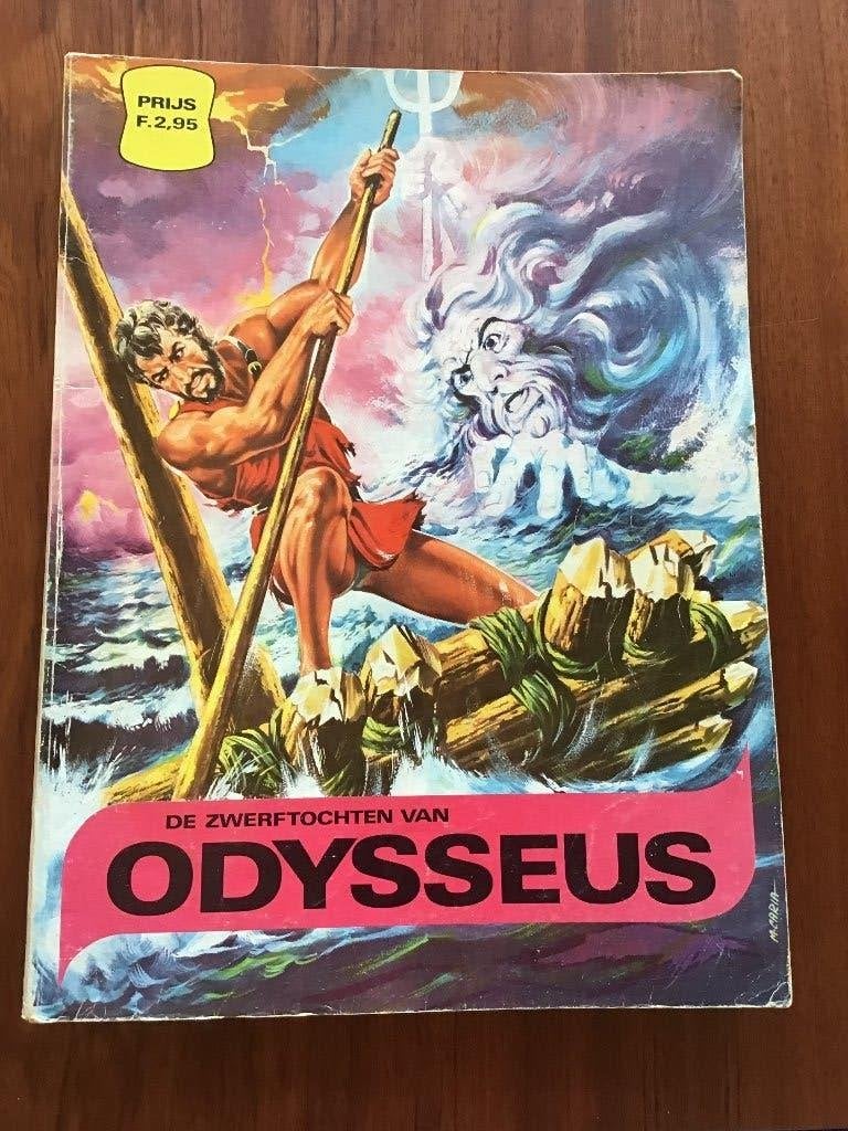 De zwerftochten van Odysseus, Boeken, Eén stripboek, Ophalen, Gelezen, Onbekend