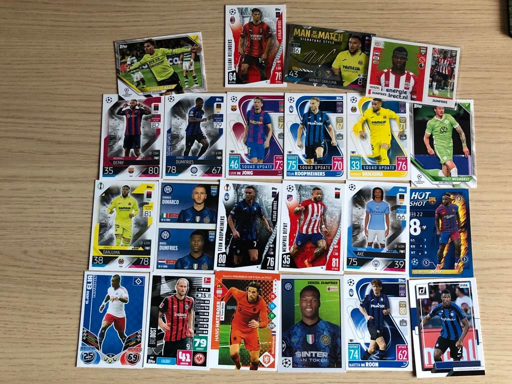 Panini collectie Nederlands Elftal spelers, Ophalen of Verzenden, Zo goed als nieuw, Buitenlandse clubs, Spelerskaart