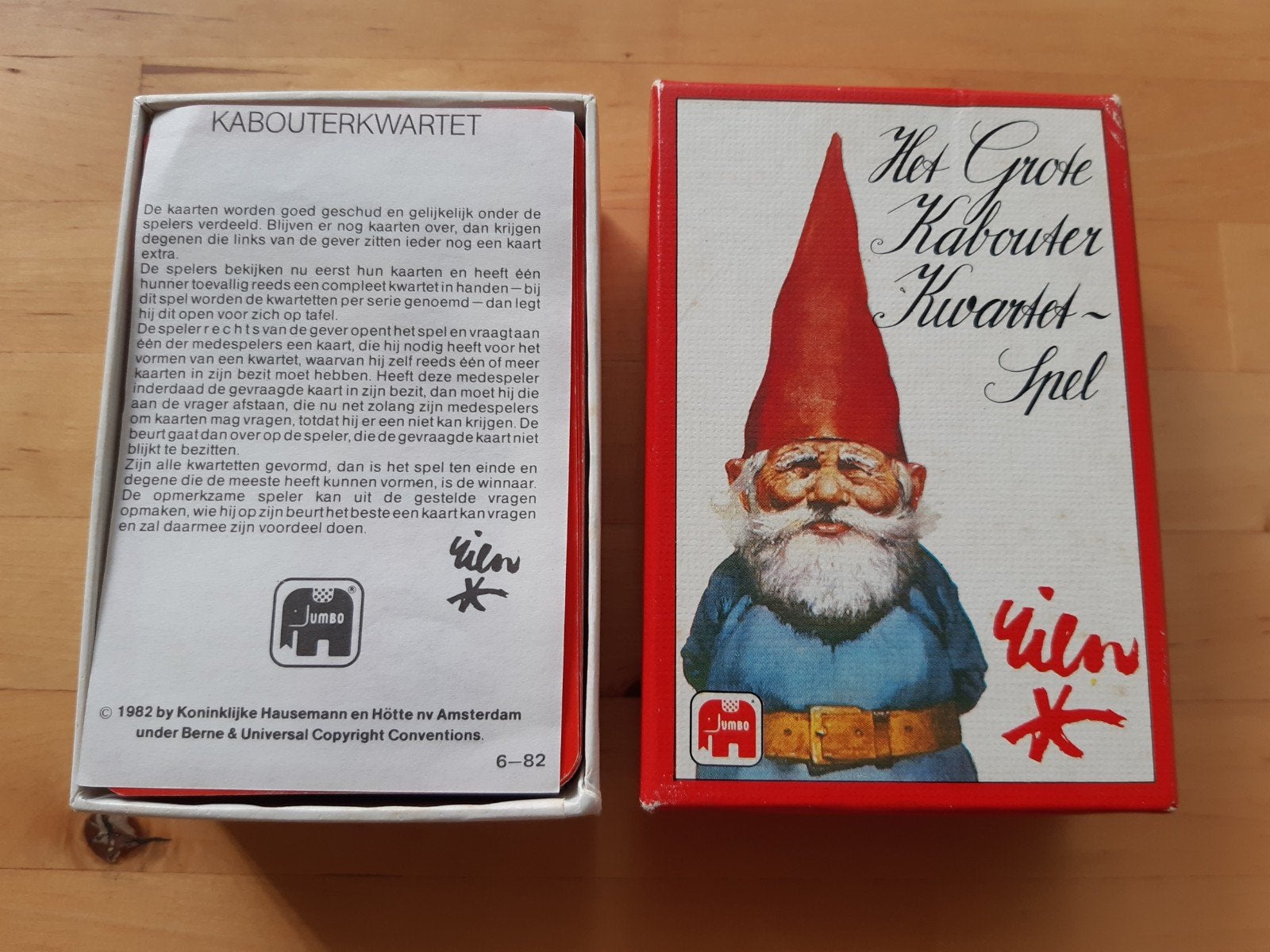 Rien Poortvliet Kabouter kwartet spel, Ophalen of Verzenden, Zo goed als nieuw, Kwartet(ten)