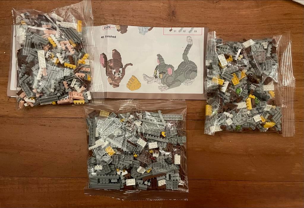 Tom en Jerry mini bouwstenen set - Nieuw, Ophalen of Verzenden, Nieuw, Knutselwerk