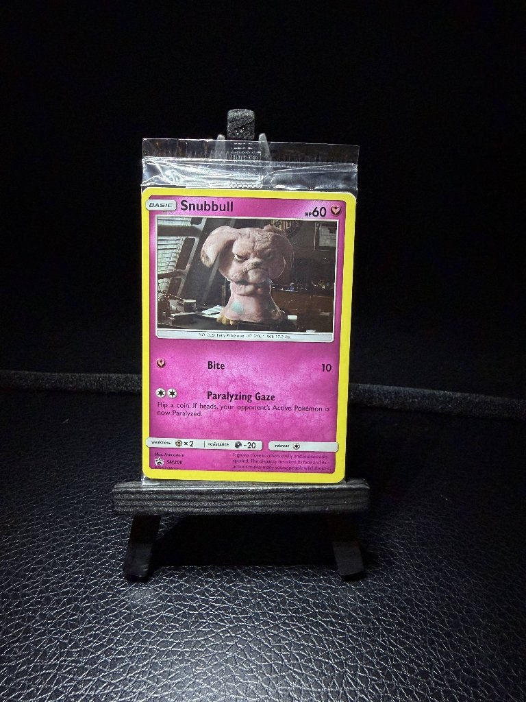 Snubbull SM200 Sun & Moon Promo SEALED Pokémon Kaart, Hobby en Vrije tijd, Ophalen of Verzenden, Nieuw, Losse kaart
