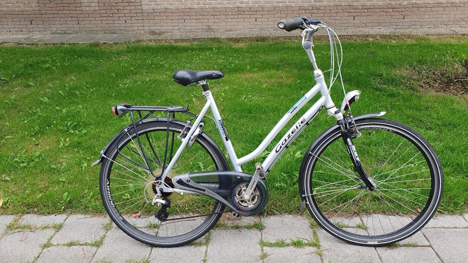 sportieve Gazelle fiets, Ophalen, 28 inch, Gebruikt, Velgrem