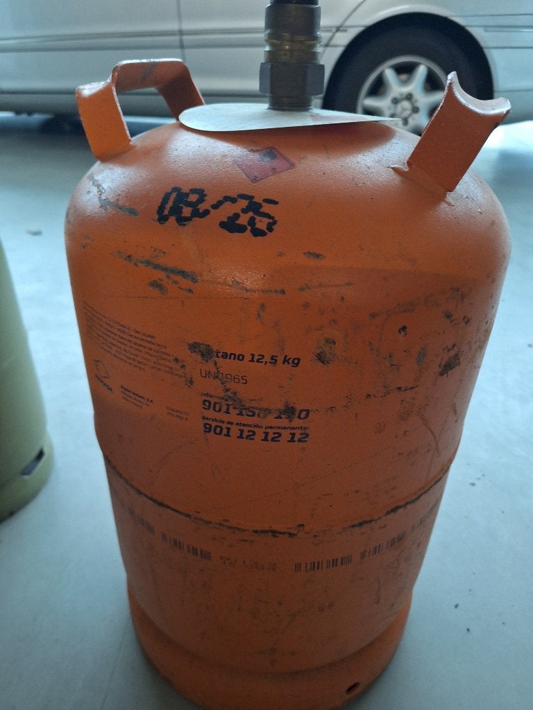 gasflessen x3, Ophalen of Verzenden, Gebruikt