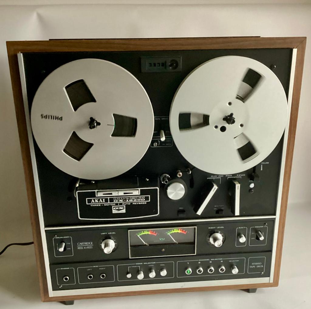 1974 Akai GX-1820D auto-reverse bandrecorder + 8-track, Ophalen of Verzenden, Zo goed als nieuw