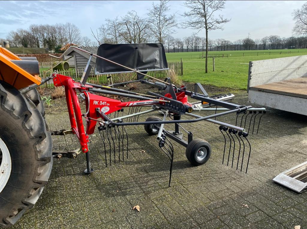 Massey ferguson hark/Vicon andex 434 hark afnembare armen, Zakelijke goederen, Ophalen of Verzenden, Veehouderij, Weidebouw