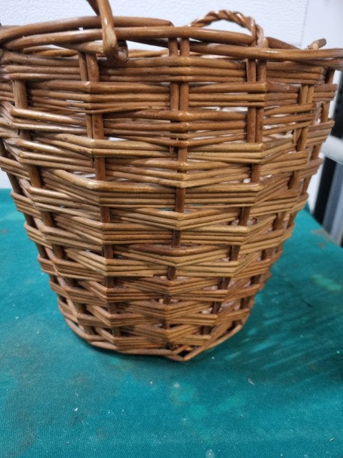 mand vintage geweven riet, Ophalen of Verzenden, 'T Olde Gre-j, Info@toldegrej.nl, Endepoelstraat 20f Didam