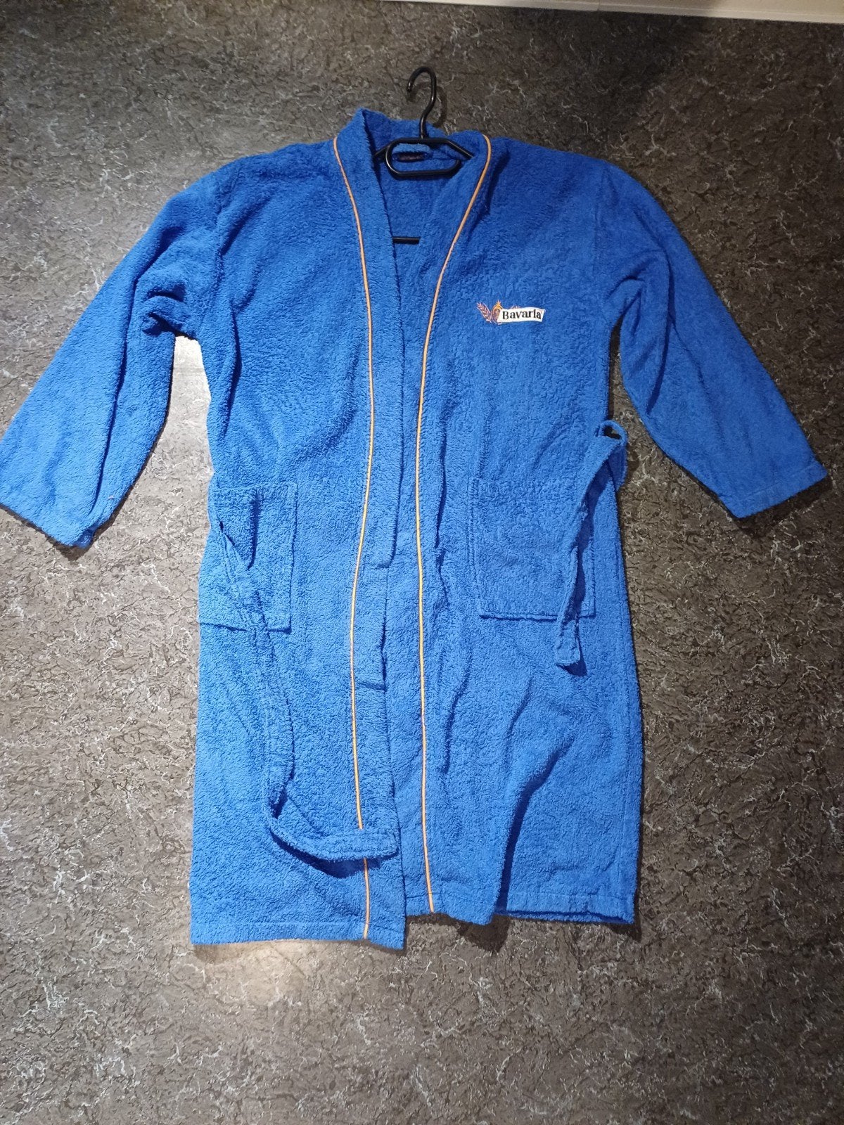 Bavaria badjas - Blauw met oranje accenten, Ophalen of Verzenden, Gedragen, Overige maten, Bavaria