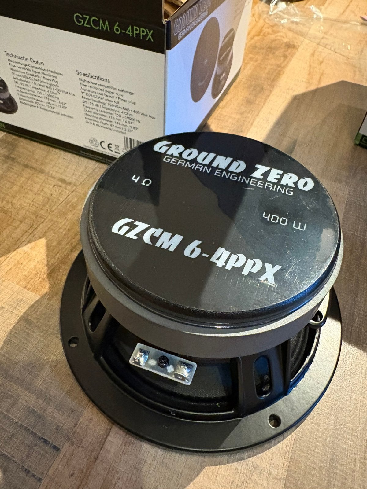 GROUND ZERO woofers 16 cm 400 watt, Ophalen of Verzenden, Nieuw