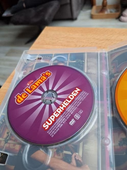 Dvd de lama's, superhelden hh, Alle leeftijden, Ophalen of Verzenden, Zo goed als nieuw, Stand-up of Theatershow