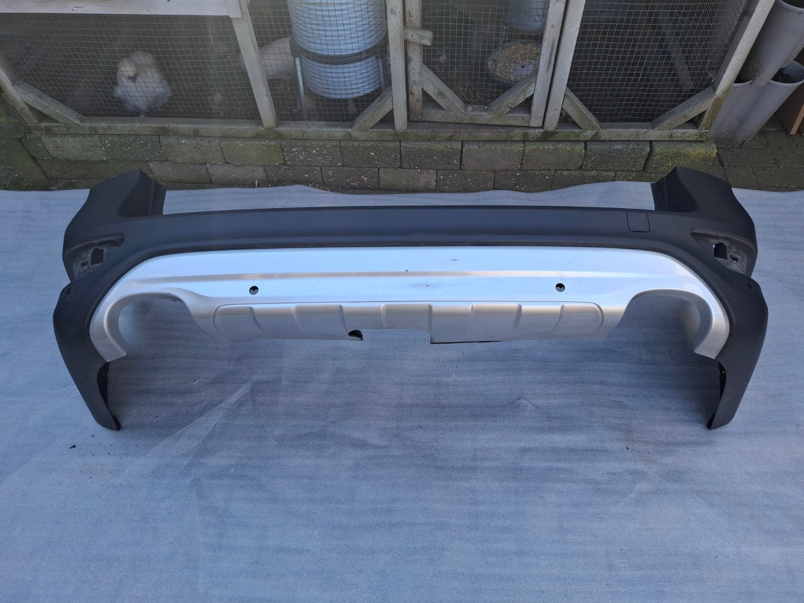 Achterbumper Volvo XC70 2015 D4 met dubbele uitlaat, Auto-onderdelen, Carrosserie en Plaatwerk, Ophalen, Voor, Volvo, Bumper