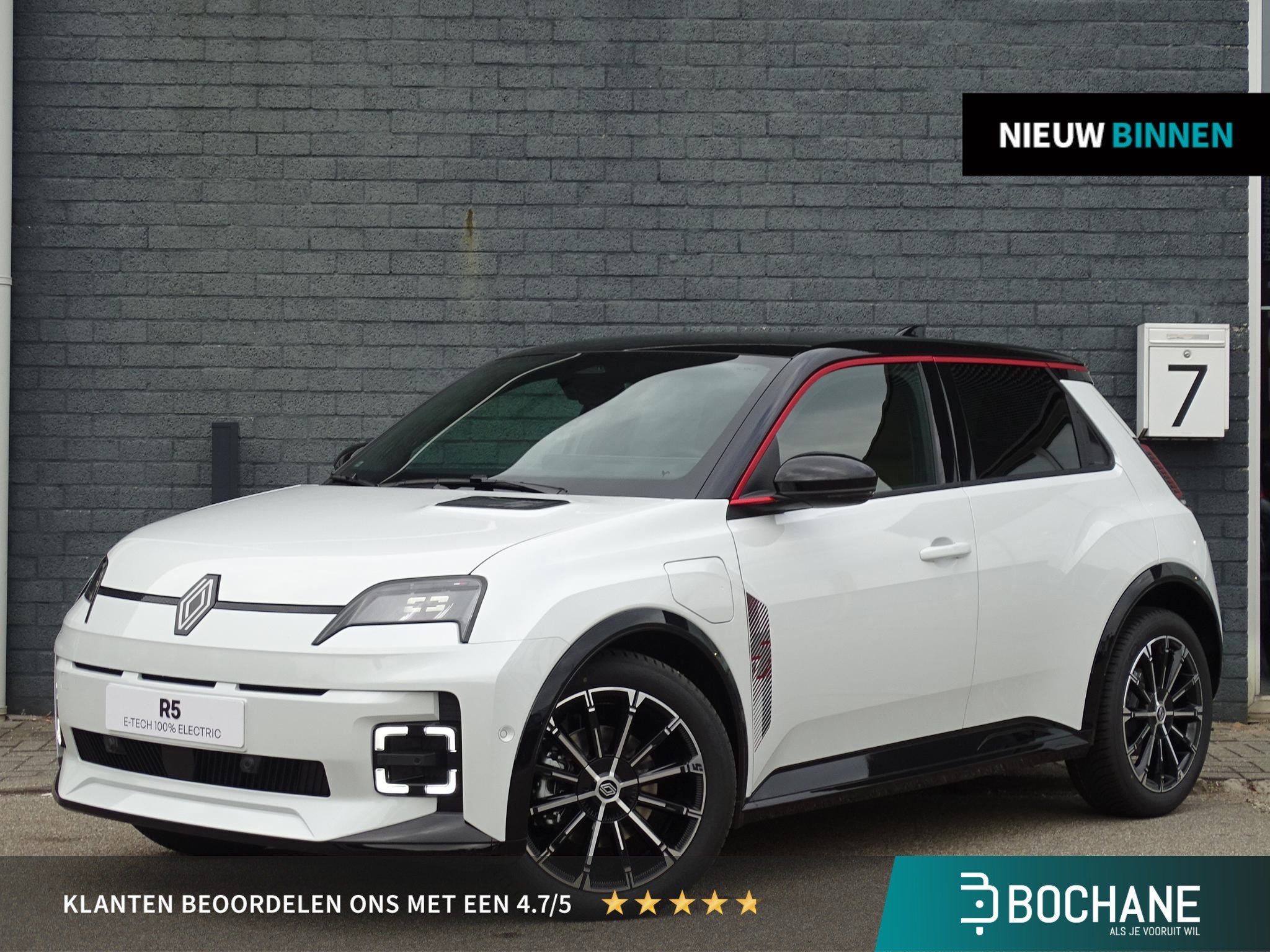 Renault 5 urban range iconic cinq 40 kWh NU 5 JAAR GARANTIE!, Auto's, Stof, Nieuw, Te koop, 40 kWh