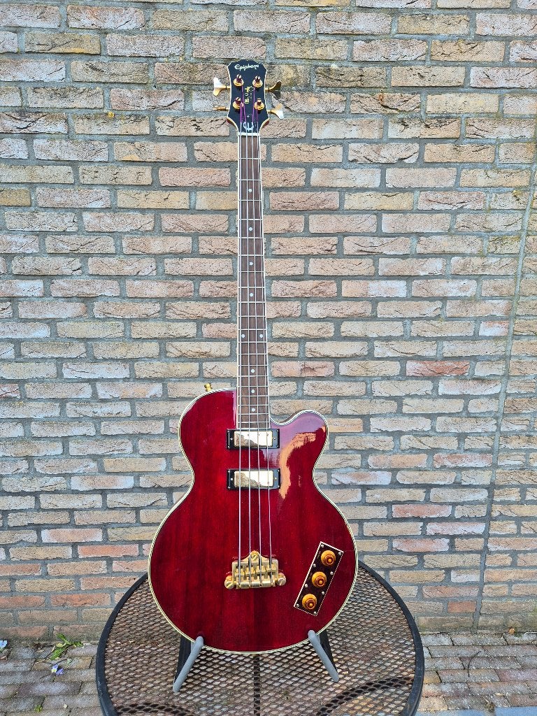 Epiphone Allen Woody Rumblecat Bass, Ophalen, Gebruikt, Semi-akoestisch
