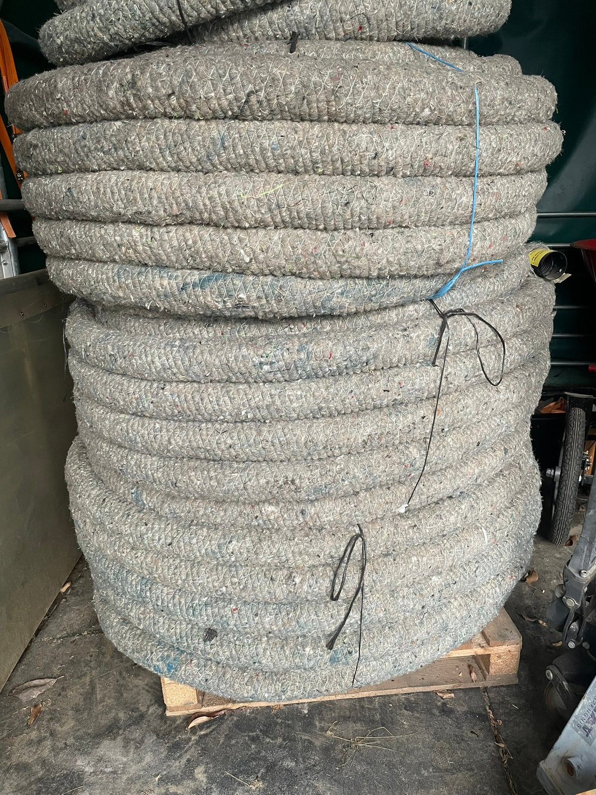 Drainagebuis 80mm pp450 100 meter, Ophalen, Zo goed als nieuw