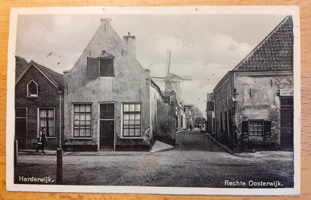Ansichtkaart Harderwijk, Verzamelen, Ansichtkaarten | Nederland, Verzenden, 1940 tot 1960, Gelopen, Gelderland