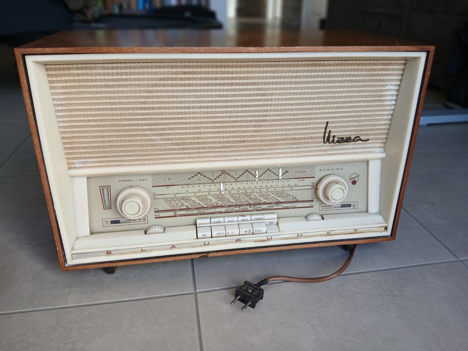 Blaupunkt Nizza 21201 buizenradio - Goed functionerend, Ophalen of Verzenden, Gebruikt, Radio