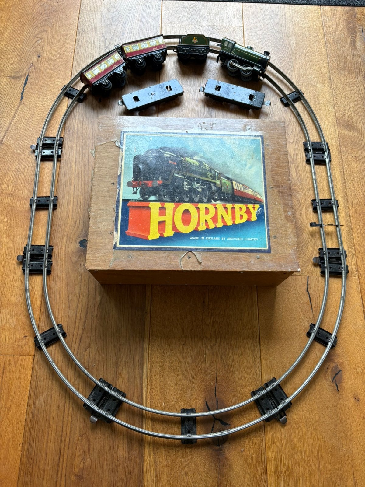 Hornby Treinset Vintage, Overige merken, Gelijkstroom, Ophalen of Verzenden, Gebruikt