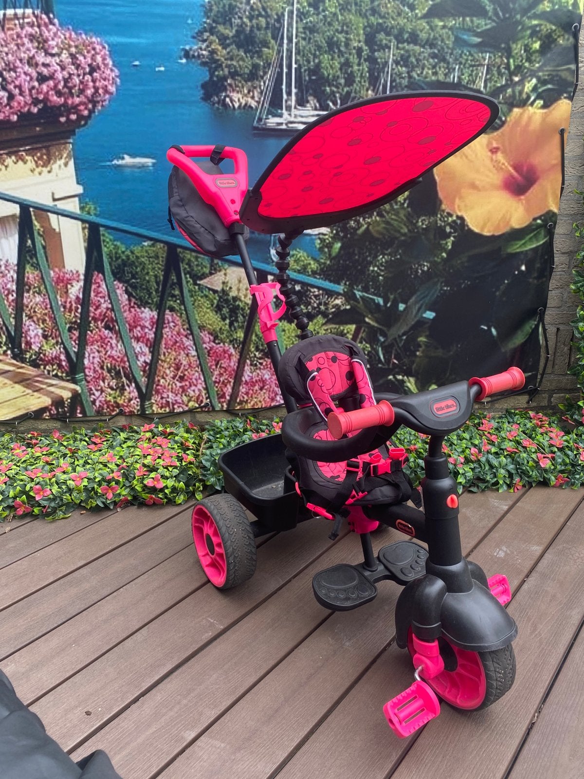 Little Tikes 4-in-1 Deluxe Driewieler - Roze, Kinderen en Baby's, Speelgoed | Buiten | Skelters, Ophalen, Zo goed als nieuw, Overige merken