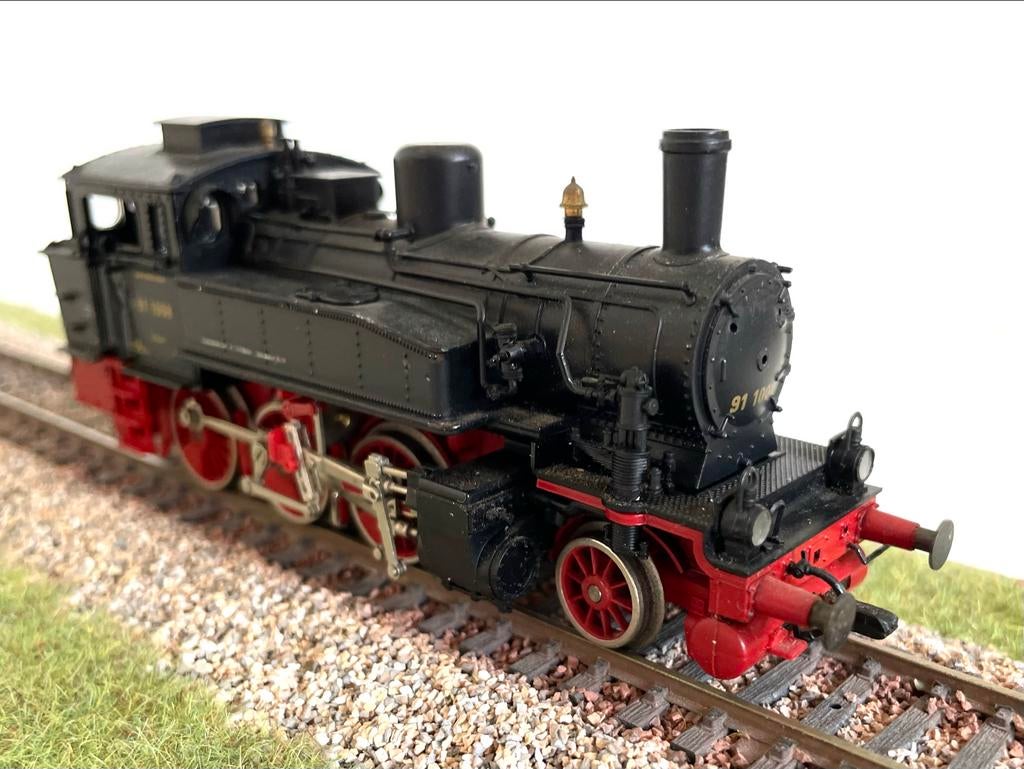 Liliput HO stoomloc 91.1008 DRG, Hobby en Vrije tijd, Modeltreinen | H0, Gebruikt, -, -, Ophalen of Verzenden