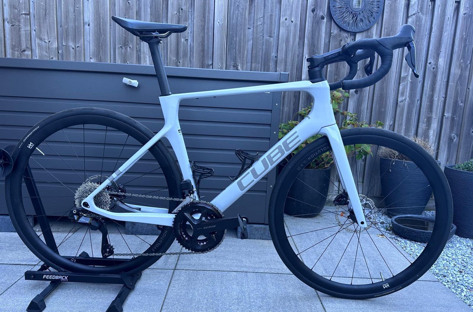 Cube c62 agree 105 Di2, Fietsen en Brommers, Fietsen | Racefietsen, 28 inch, Carbon, Heren, Zo goed als nieuw
