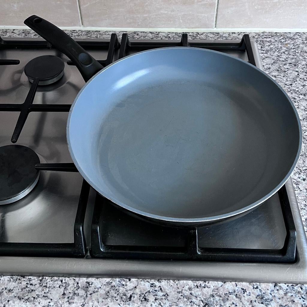 Koekenpan The Good Food Factory Diameter 33 cm, Huis en Inrichting, Keuken | Potten en Pannen, Overige materialen, Gebruikt, Keramische plaat