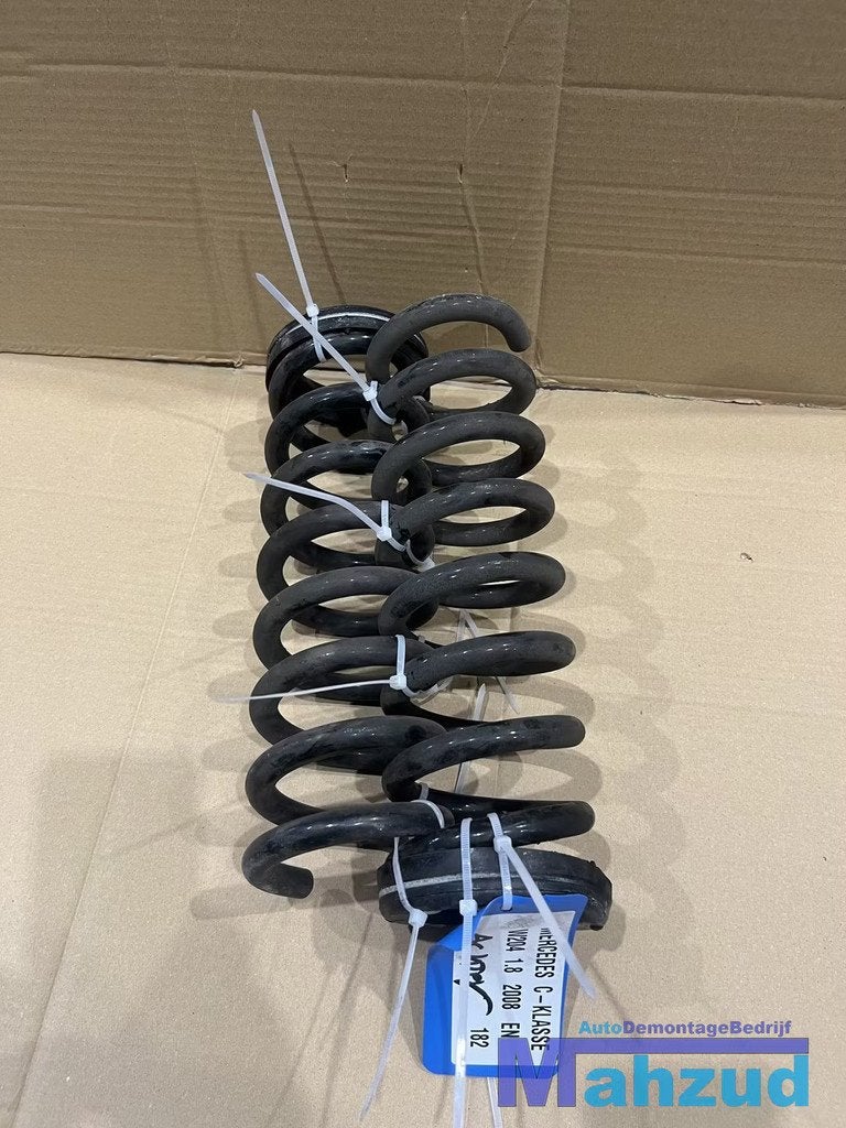 MERCEDES C KLASSE W204 spriaal achter veer set 2007-2013, Gebruikt, Mercedes-Benz AG, Mercedes-Benz, Ophalen of Verzenden