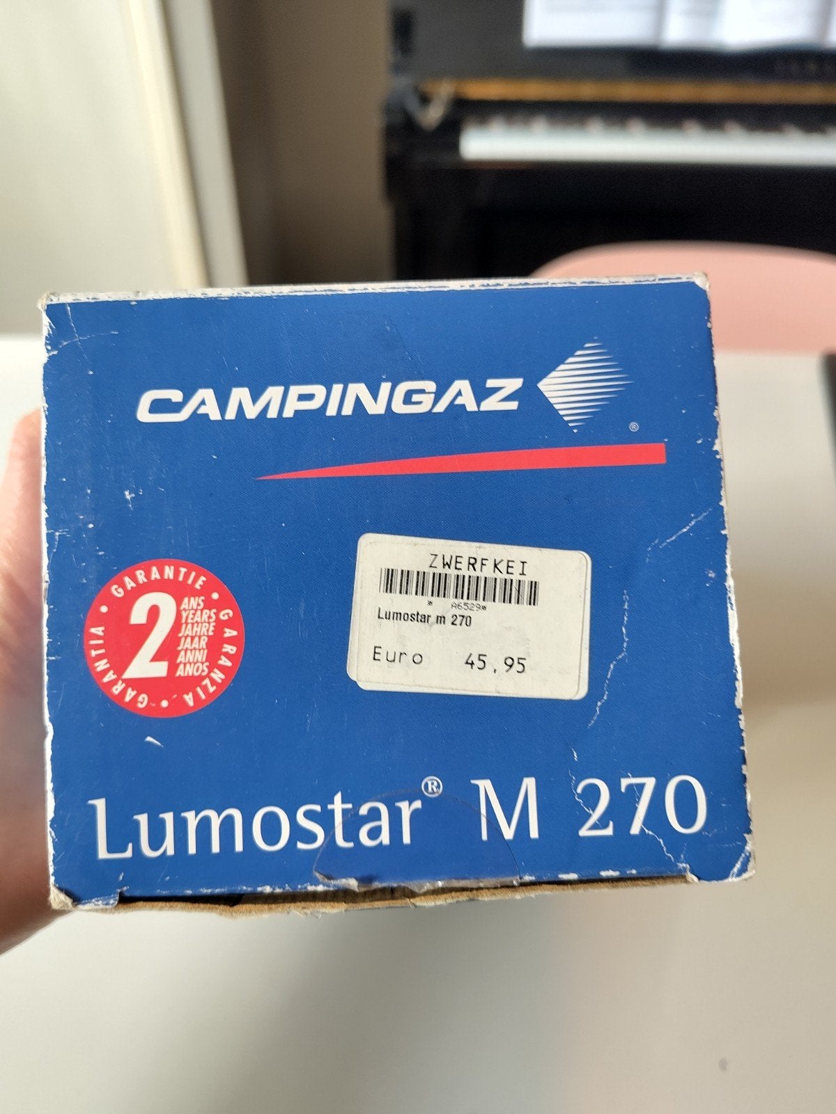 Campingaz Lumostar M 270 gaslamp 80W, Ophalen of Verzenden, Gebruikt