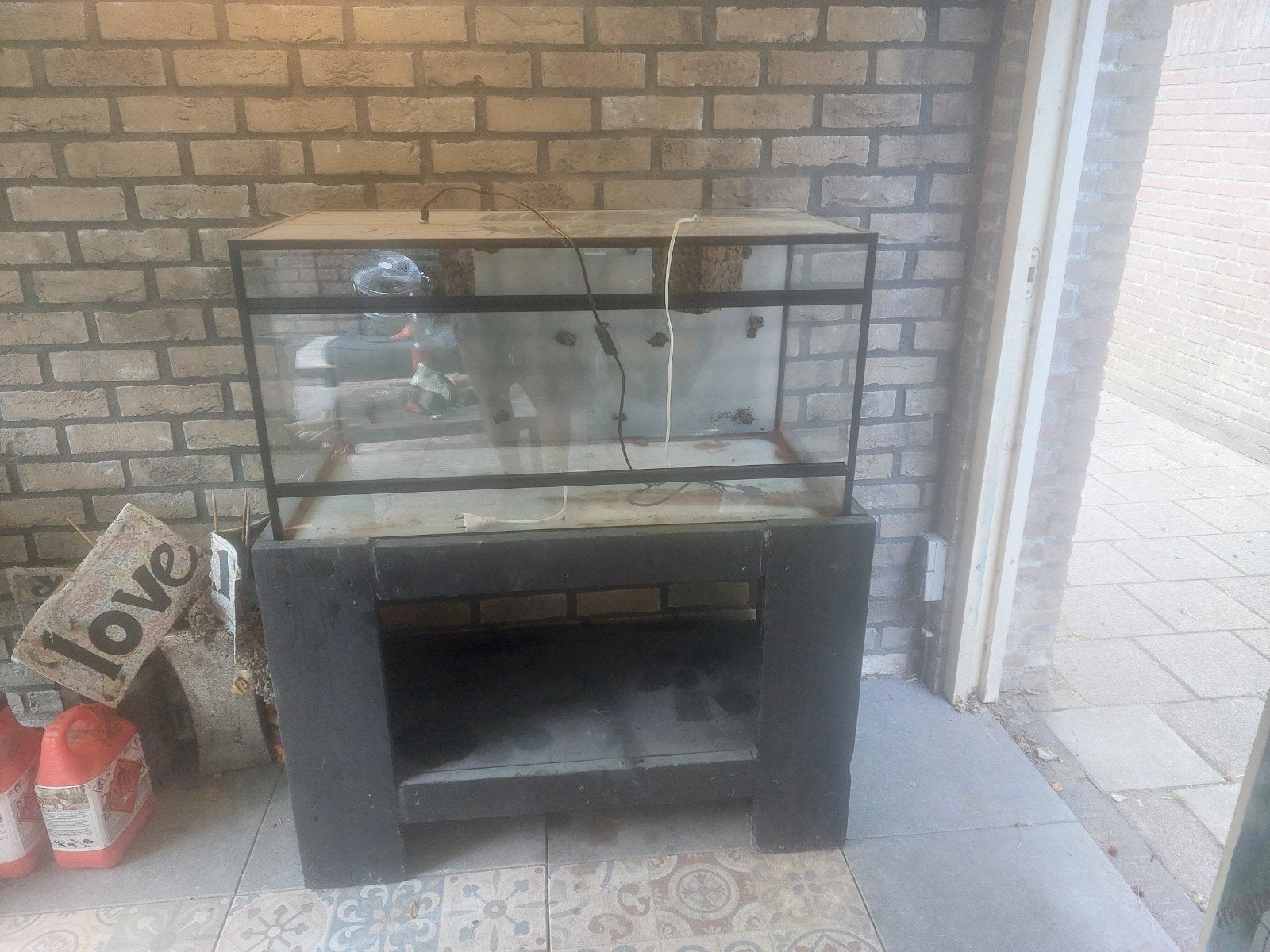 terrarium 100x50x50, Ophalen