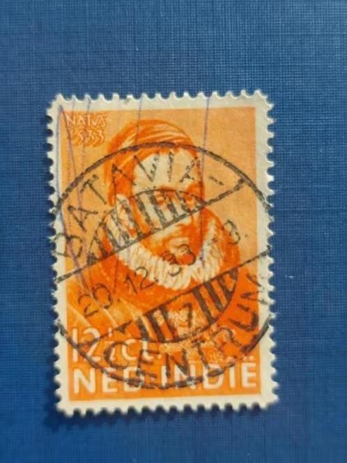 Postzegel NL Indie 1933 zegel 400jr Willem I 27-03, Postzegels en Munten, Postzegels | Nederlands-Indië en Nieuw-Guinea, Ophalen of Verzenden