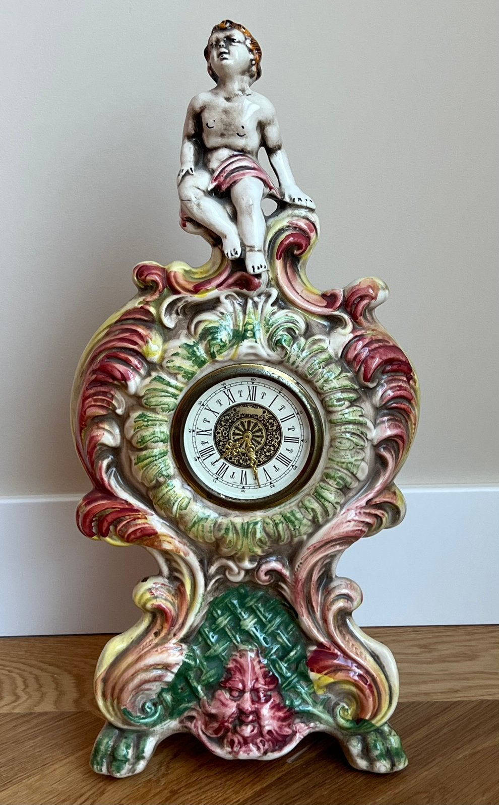 Vintage Capodimonte klok, Ophalen of Verzenden