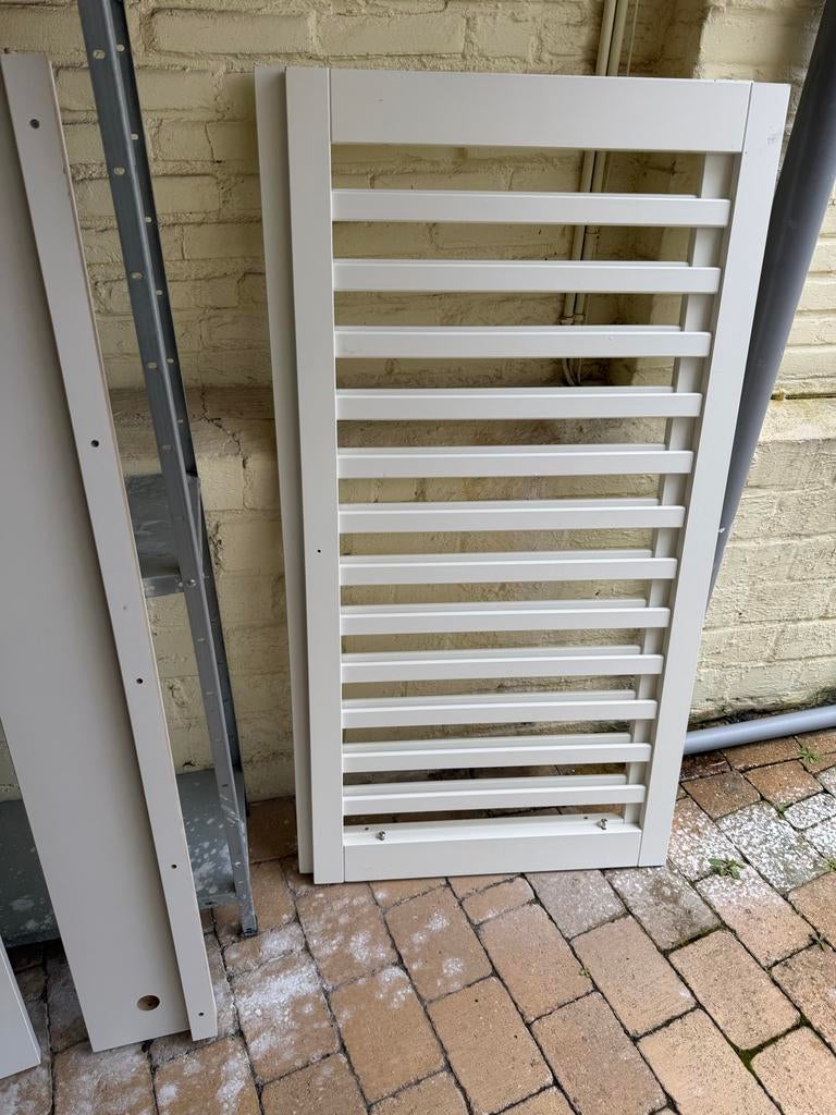 Wit meegroei ledikant 70x140, Ophalen, Gebruikt, 70 tot 85 cm, 140 tot 160 cm