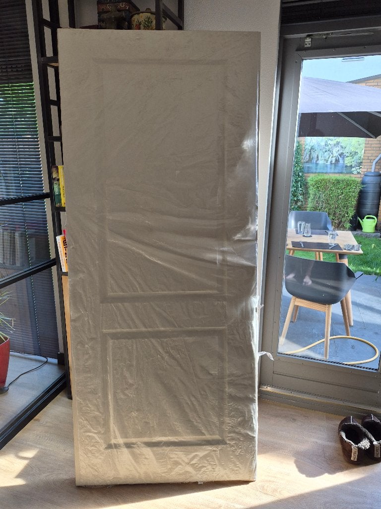 opdek board deur 83 x 201,5 rechts draaiend, Doe-het-zelf en Verbouw, Deuren en Horren, Ophalen, 80 tot 100 cm, Binnendeur, Zo goed als nieuw
