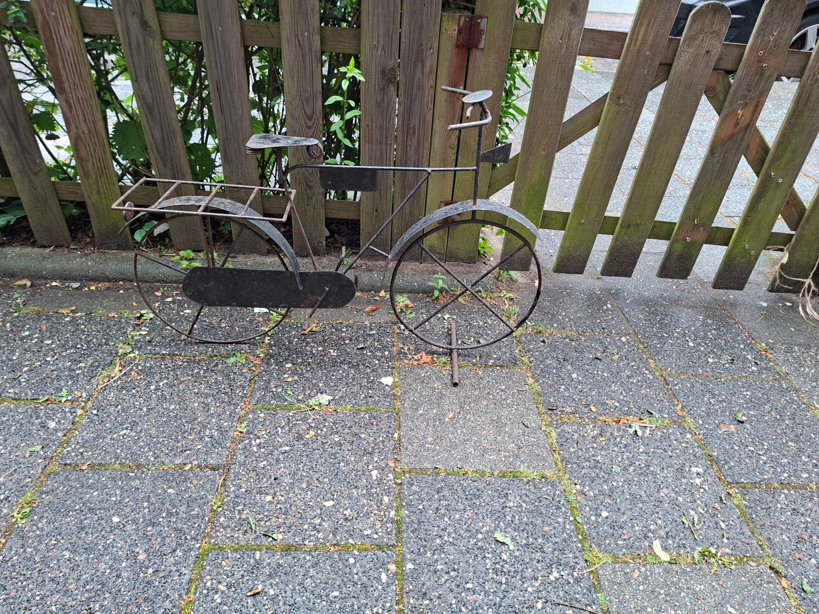 Decoratieve metalen fiets - Tuinornament, Tuin en Terras, Ophalen of Verzenden