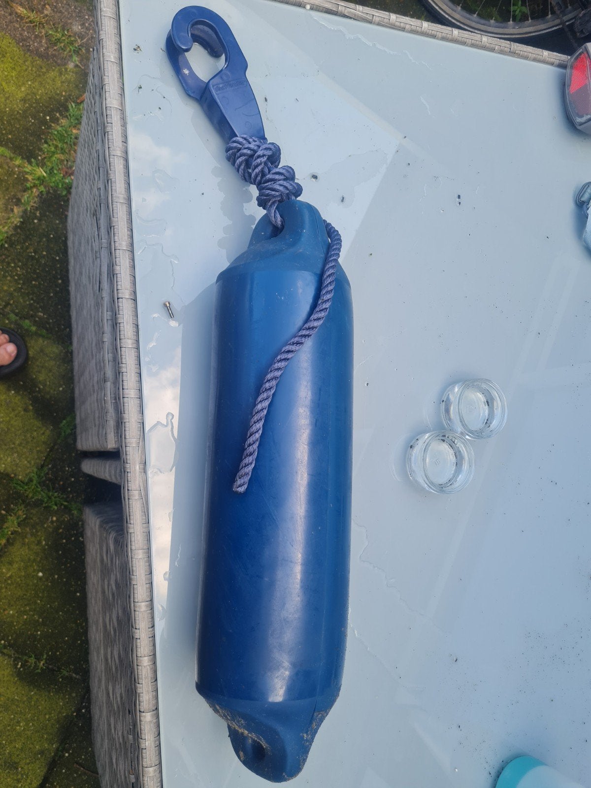 4 stootwillen met fastfenders, Watersport en Boten, Ophalen, Gebruikt