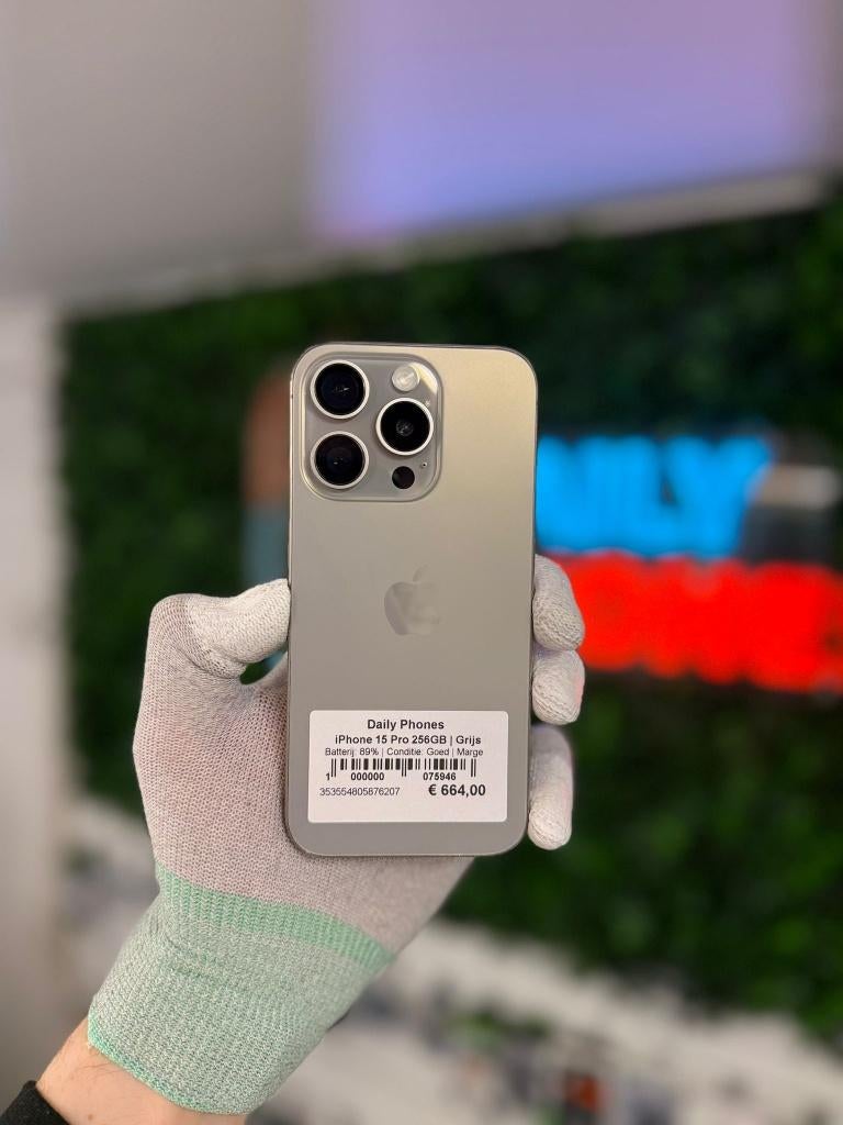Zo goed als nieuw Apple iPhone 15 Pro 256GB, Ophalen of Verzenden, Zo goed als nieuw