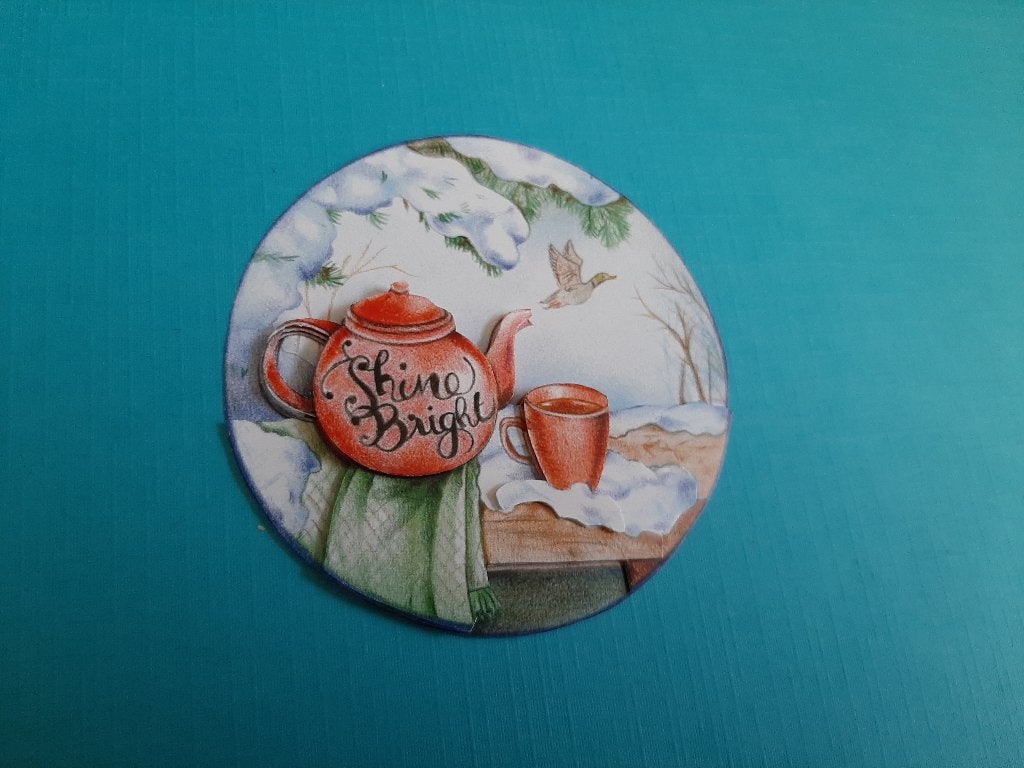 kj30 KERST Jeanine / koffie / beker, Verzenden, Nieuw, Kerst, Overige typen