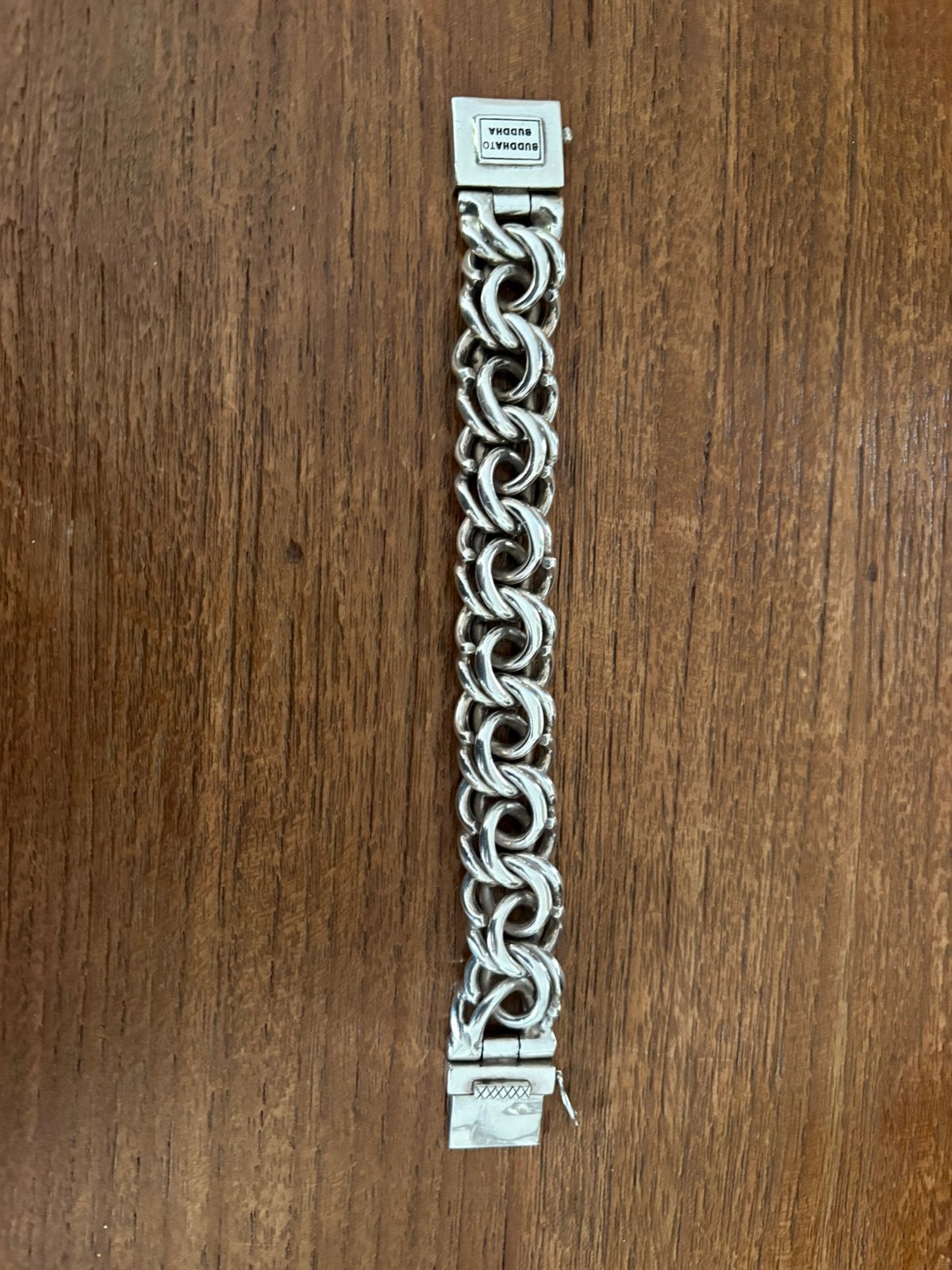 Buddha to Buddha armband -  Michelle XL, Ophalen of Verzenden, Zo goed als nieuw, Zilver