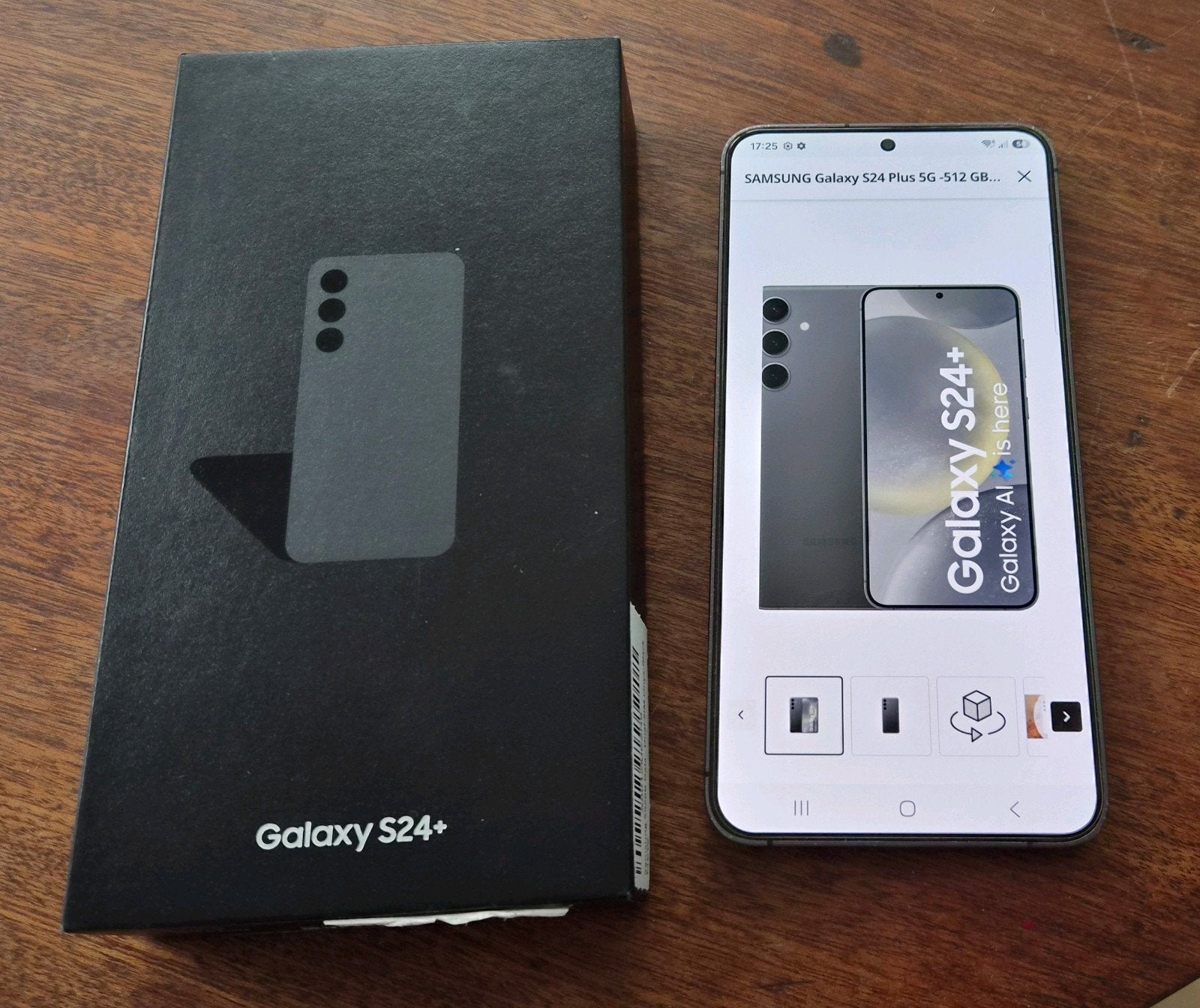 Samsung Galaxy S24+ Plus 512GB Onyx Black  Zo goed als Nieuw
