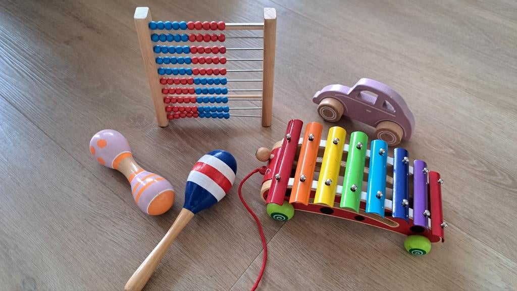 Houten speelgoed!, Kinderen en Baby's, Speelgoed | Houten speelgoed, Ophalen, Zo goed als nieuw