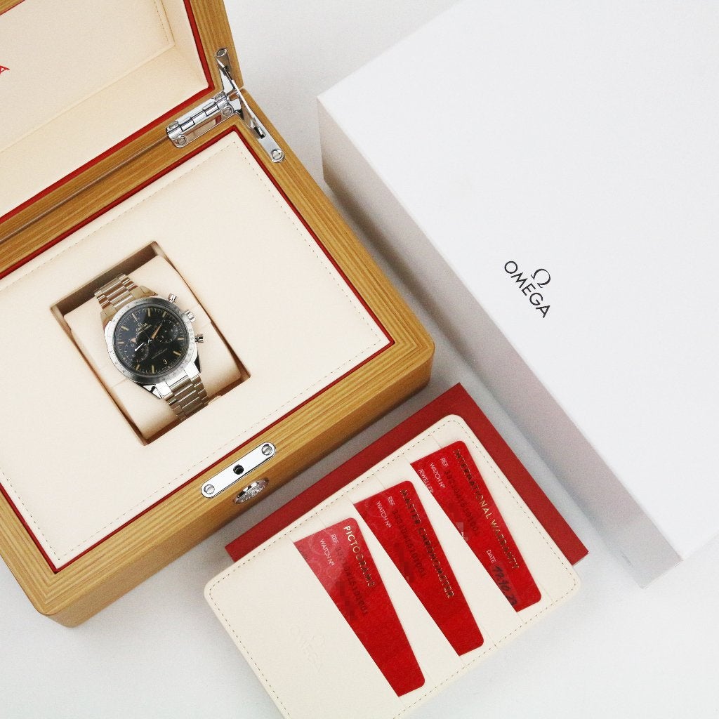 Omega Speedmaster '57 40.5 (Zeer goed/ 2023), Staal, Staal, Polshorloge, Ophalen of Verzenden