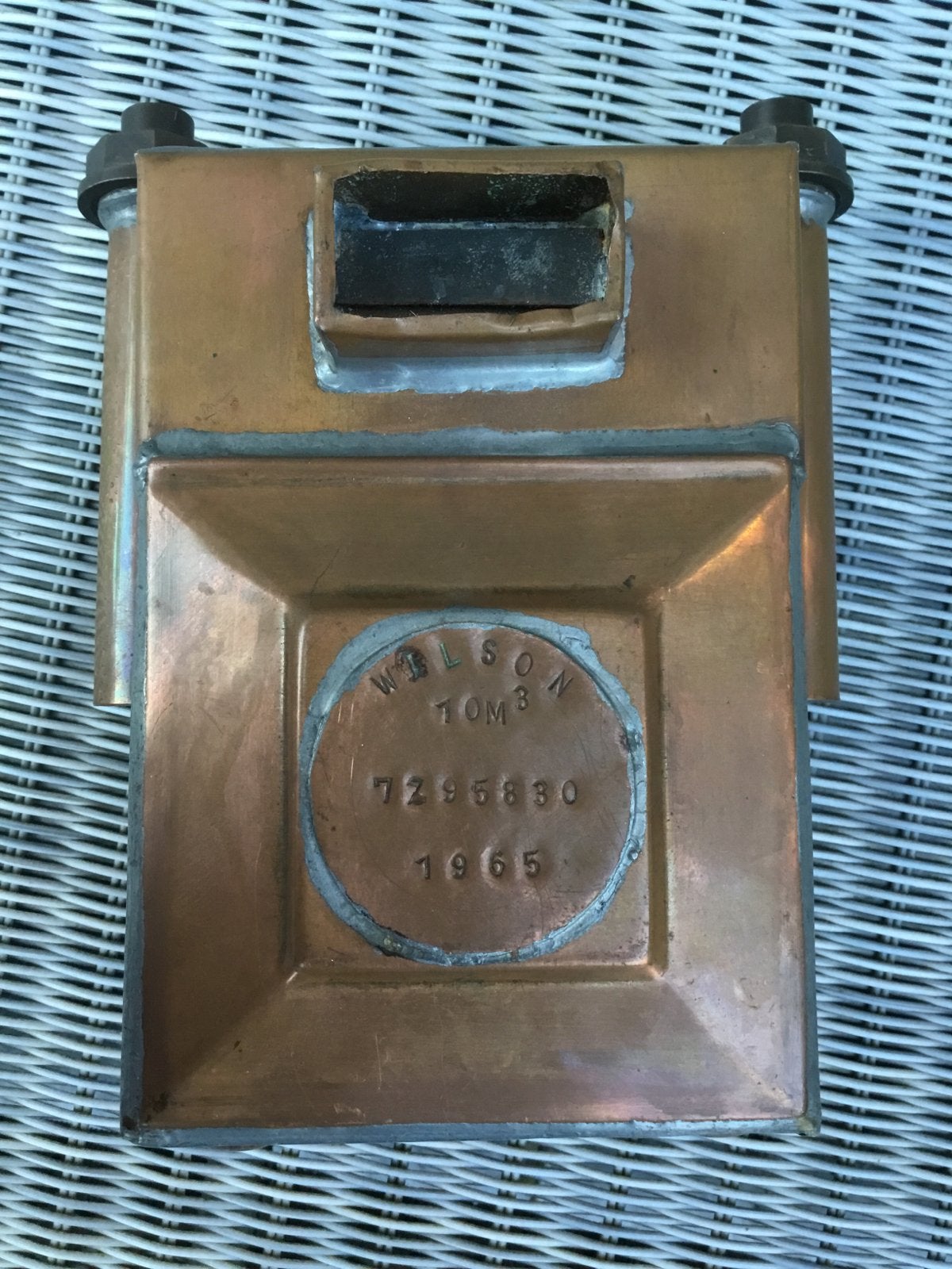 Vintage Koperen Wilson Watermeter 1965, Ophalen, Koper