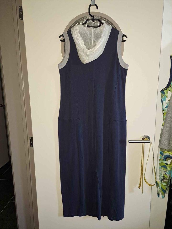 Marithé - François Girbaud, vintage jurk mt M/L, zomer, Maat 38/40 (M), Blauw, Ophalen of Verzenden, Zo goed als nieuw