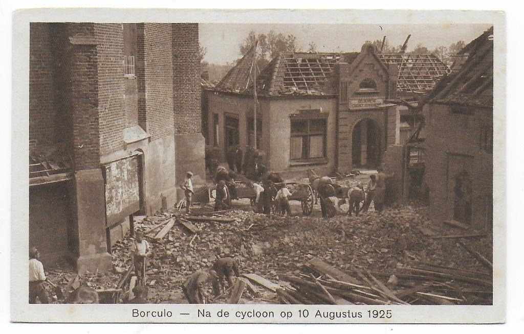 Borculo augustus 1925 Ongelopen Ansichtkaart (B7078), Ophalen of Verzenden, 1920 tot 1940, Ongelopen, Zuid-Holland