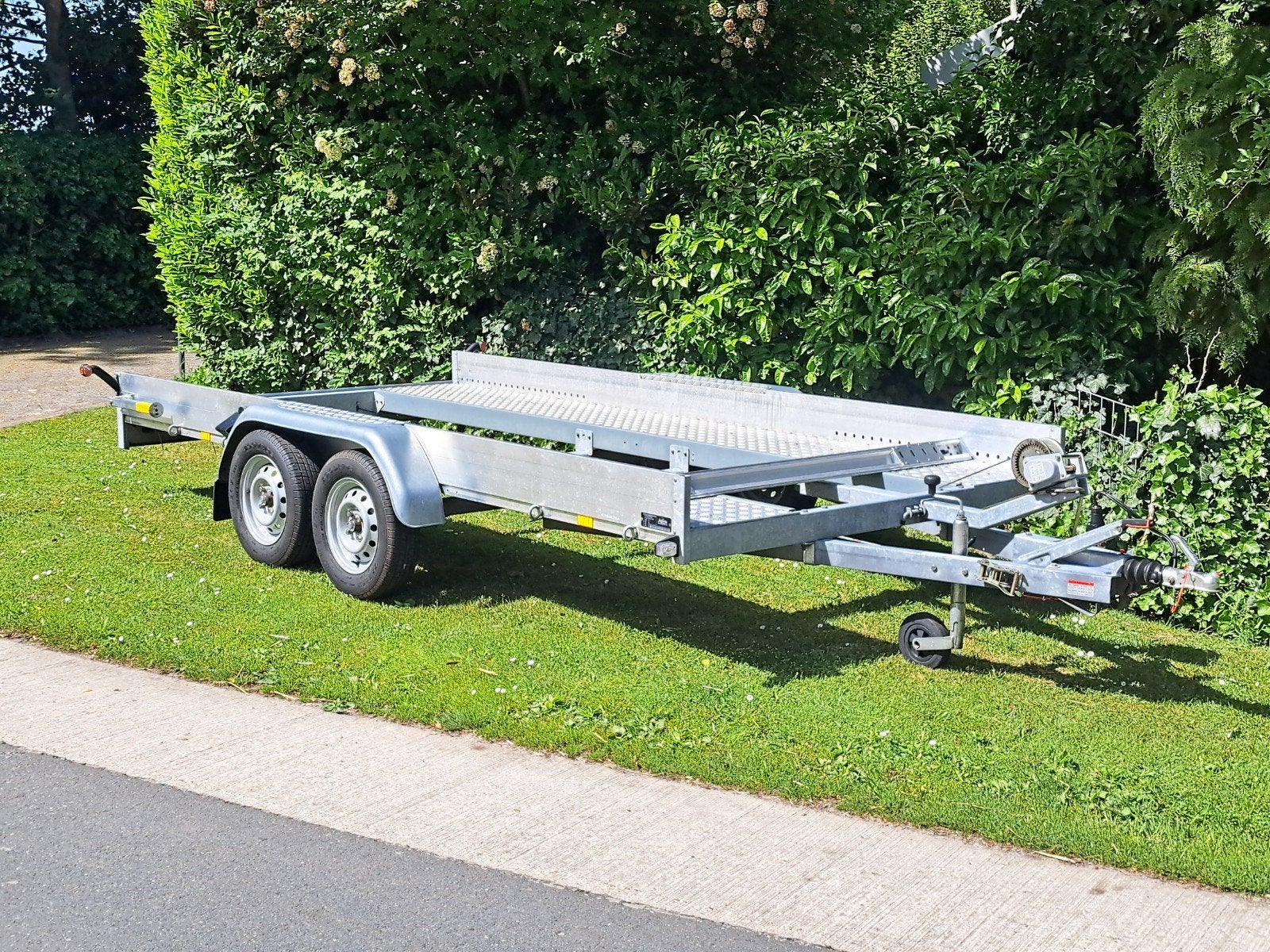 ANSSEMS AMT TANDEM  AUTOTRANSPORTER IN NIEUWSTAAT! € 2750, Auto diversen, Ophalen, Zo goed als nieuw