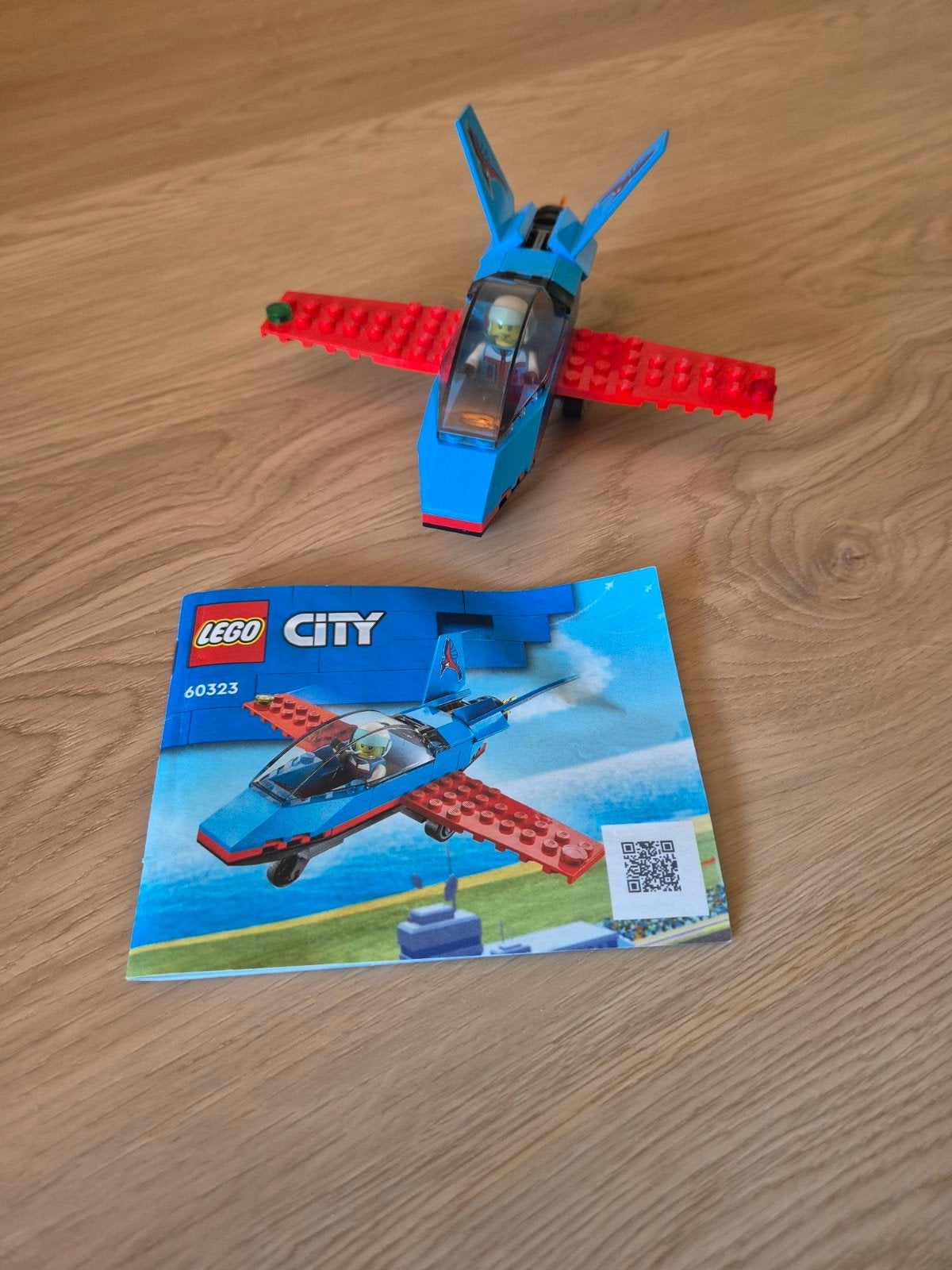 LEGO City 60323 Stuntvliegtuig met Piloot, City, Lego, Ophalen of Verzenden, Zo goed als nieuw