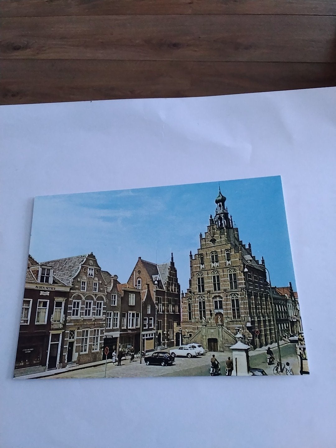 Oude Ansichtkaart Culemborg Stadhuis Gelopen, Verzamelen, Ansichtkaarten | Nederland, Ophalen of Verzenden, 1940 tot 1960, Gelopen