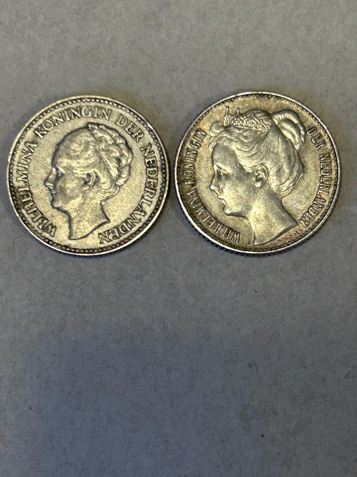 Prachtige zilveren munten Wilhelmina. 1909-1930, Ophalen, Koningin Wilhelmina, Zilver