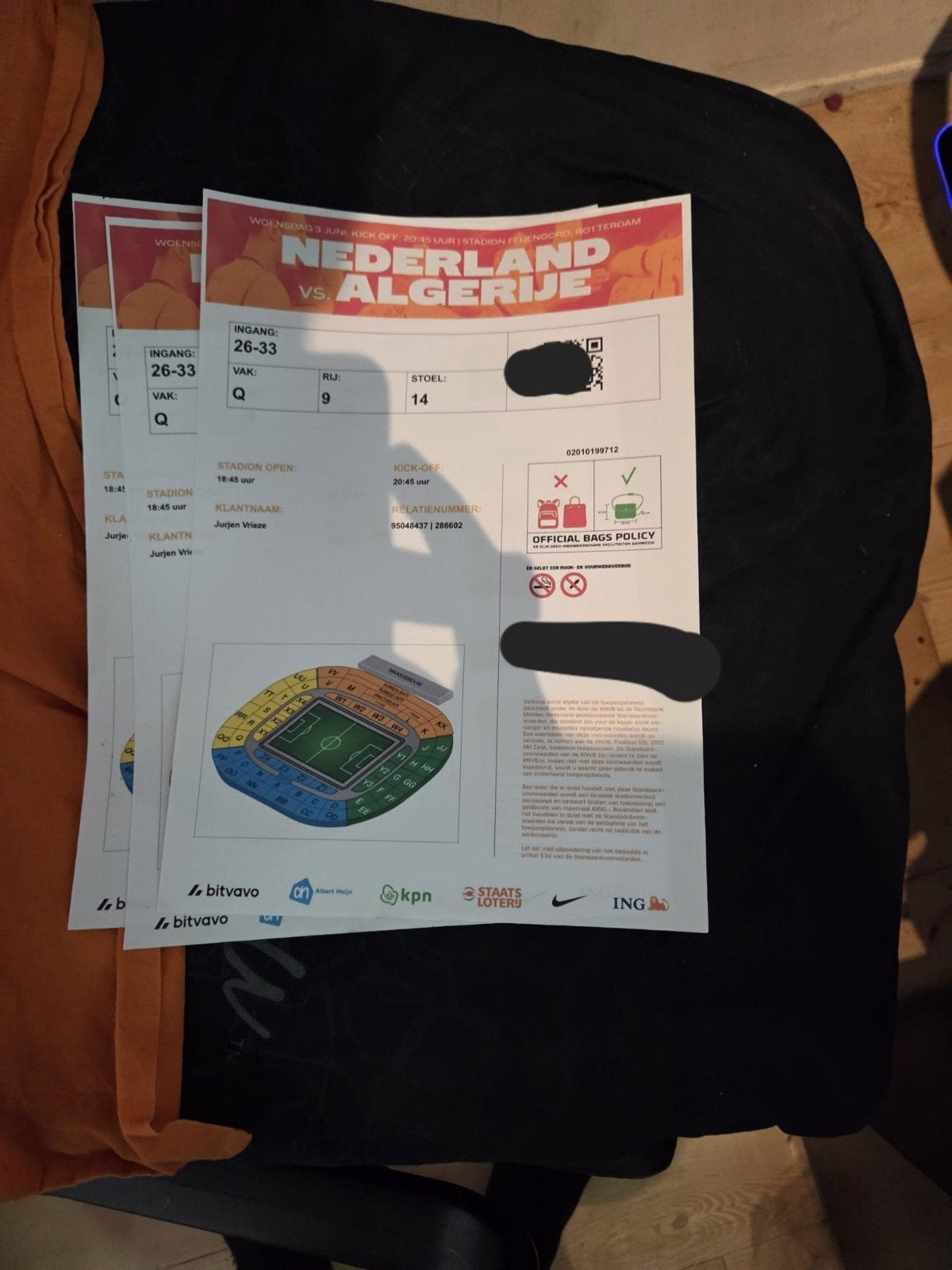 2 kaarten voor laatste oefenwedstrijd nederlands elftal, Tickets en Kaartjes, Sport | Voetbal, Twee personen, Juni, Nederlands elftal